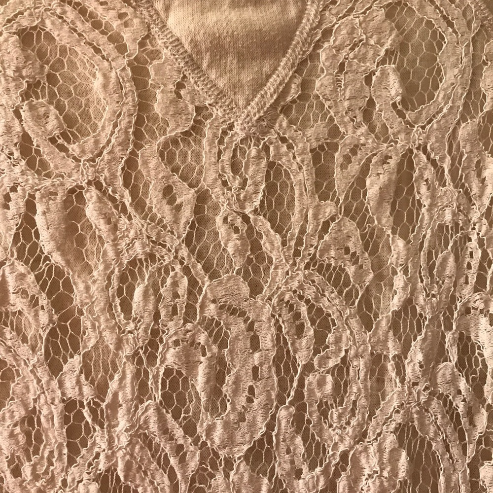White lace tunic